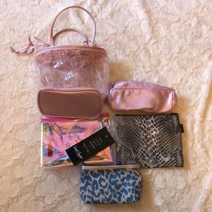 Mixed Lot of Makeup Bags Lancôme Clinique Ulta